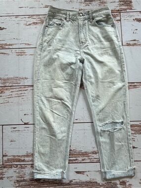American Eagle Outfitters Distressed High Rise Mom Jean Size 4 (See Note)